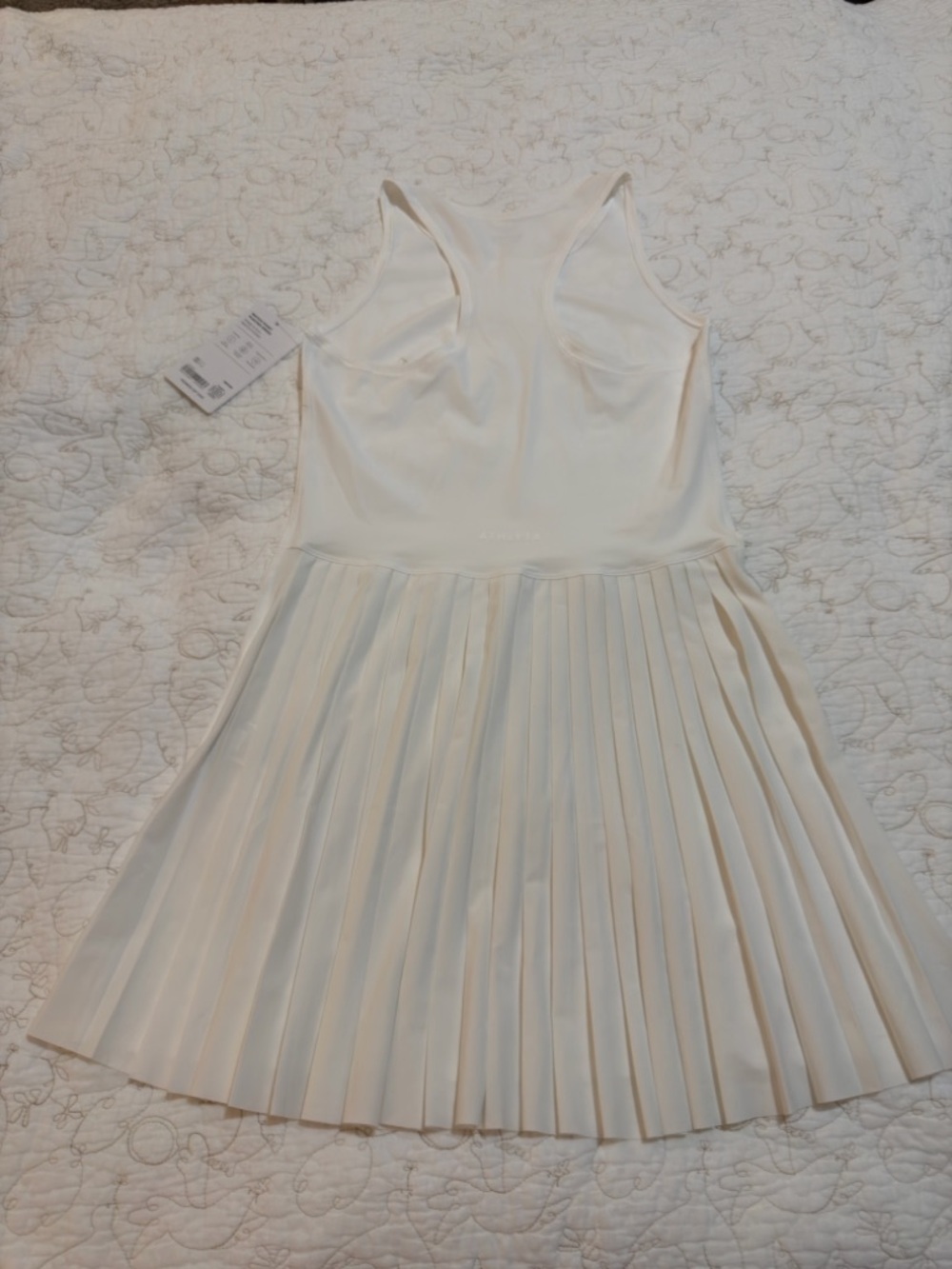 Athleta Cream Racerback Tank - Picture 4 of 6